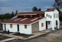 A modern kitchen, one of our newest buildings at Jubilee Children's Center in Kenya
