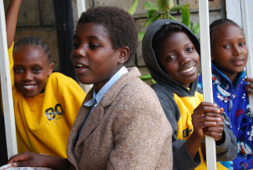 Students relaxing at Jubilee Children's Center