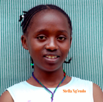 Stella Ngendo, one of the great success stories of Jubilee Children's Center