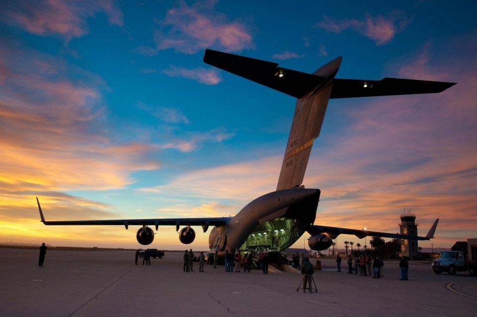 C-17 at Sunset