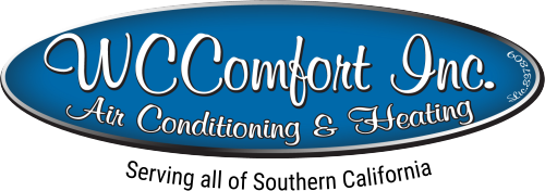 WC Comfort Logo - Air Conditioning and Heating