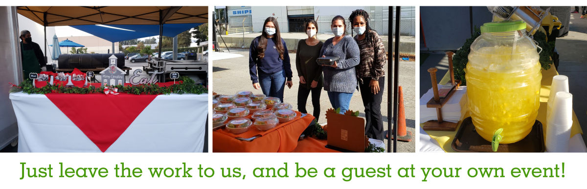 Just leave the work to us, and be a guest at your own event!